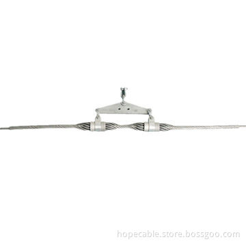 110-500kV 7.4-19.9mm Cable Diameter 300-1,000m Span Double Suspension Clamp for OPGW Aerial Cable